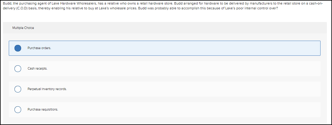 Solved Multiple Choice The same item code appears on | Chegg.com