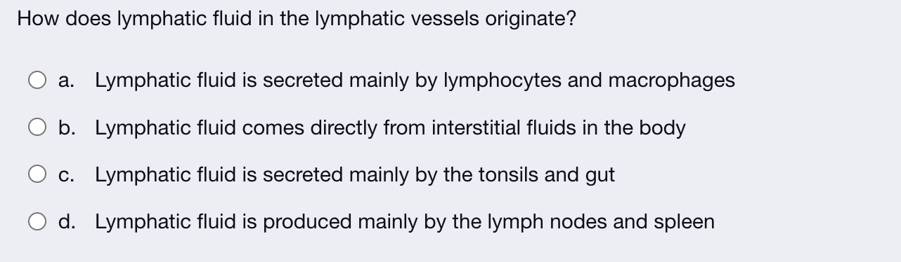 Solved Which of the following is NOT a function of the | Chegg.com