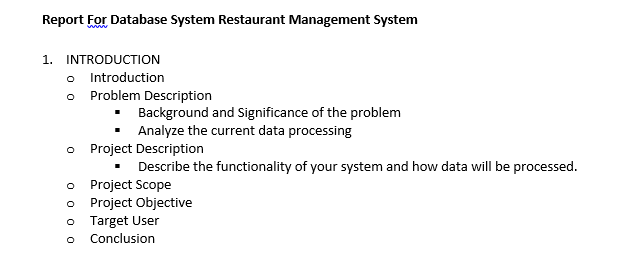 scope of restaurant management system