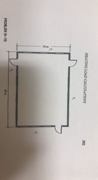 Solved (6-15) Calculate the sensible heating load for the | Chegg.com