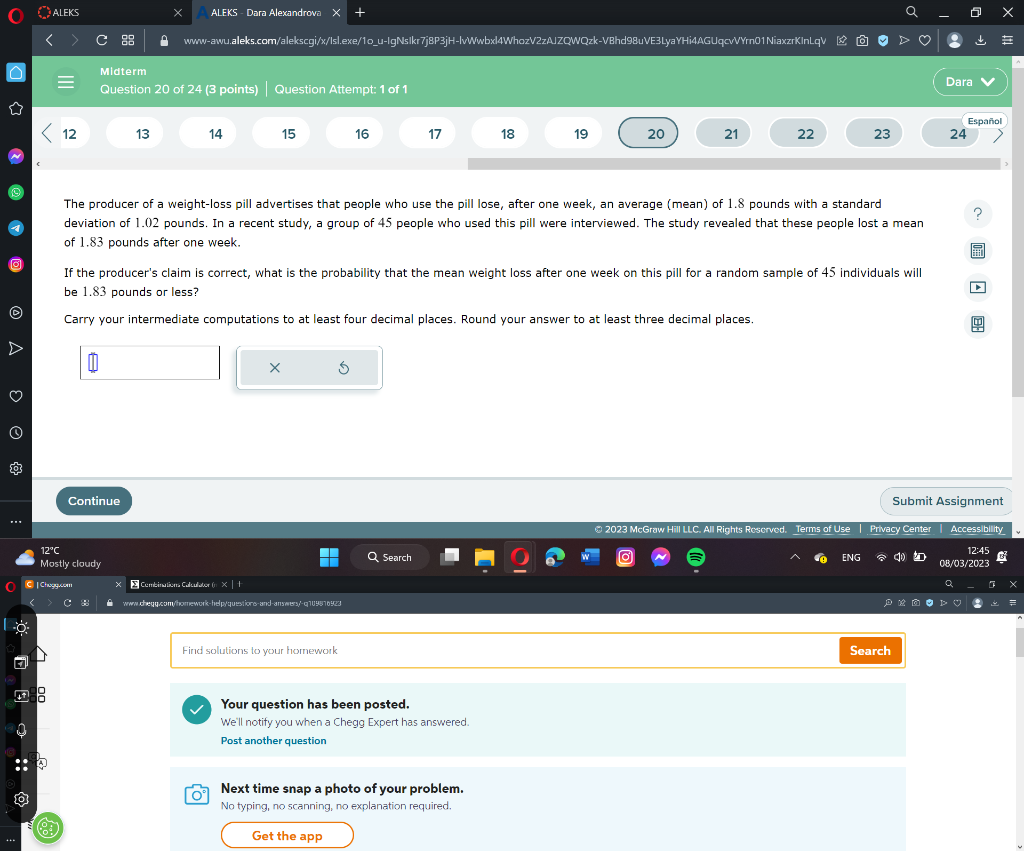 the-producer-of-a-weight-loss-pill-advertises-that-chegg