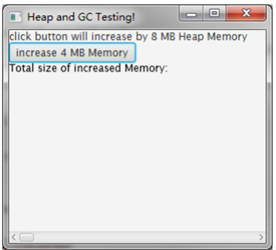 Run the application sizetest.jar java verbosegc
