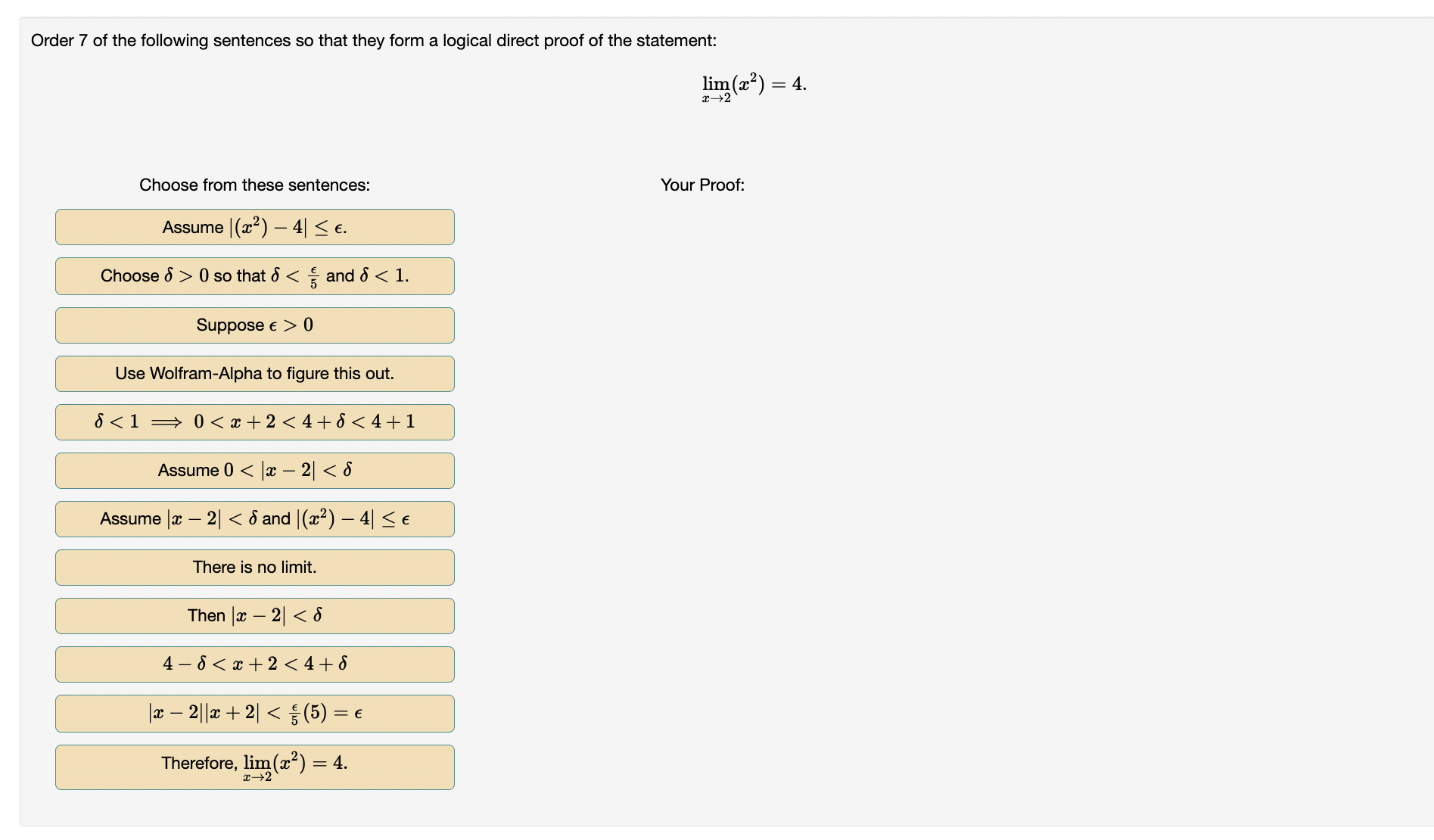 Solved Order 7 of the following sentences so that they form | Chegg.com