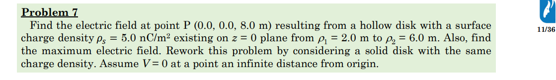 Solved Find the electric field at point P(0.0,0.0,8.0 m) | Chegg.com