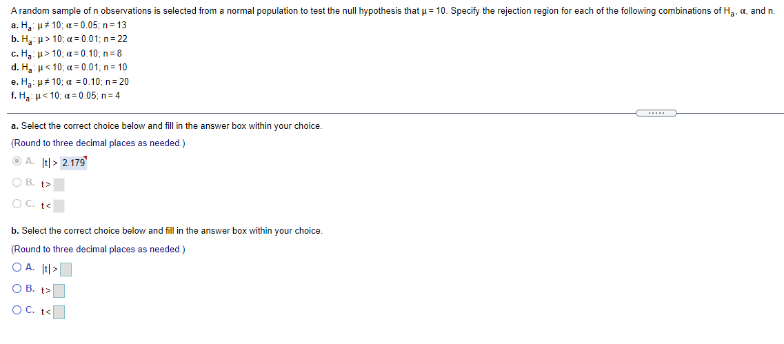 Solved A random sample of n observations is selected from a | Chegg.com