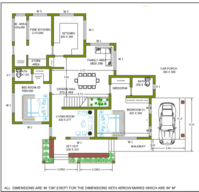 Solved A) Calculate all the 1) brick work quantity 2) | Chegg.com