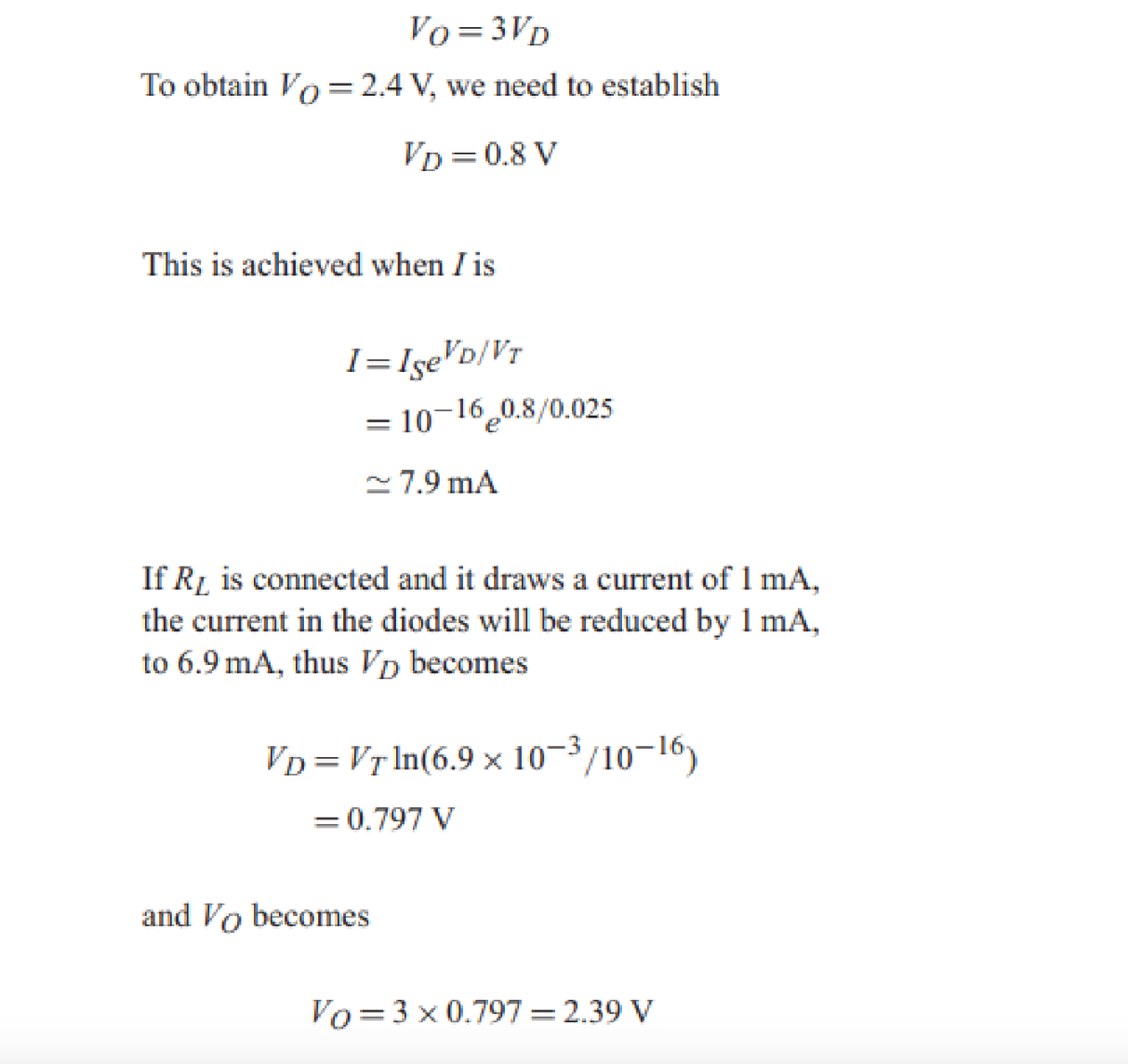 Solved The diodes in the following circuit have Is=10−16 A. | Chegg.com