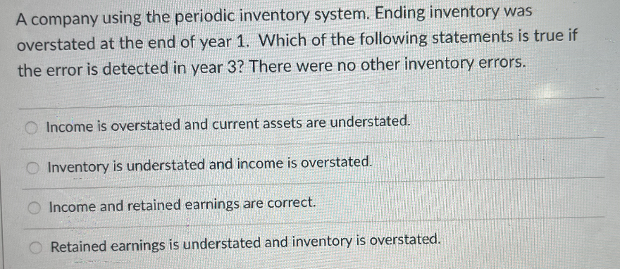 Solved A company using the periodic inventory system. Ending | Chegg.com