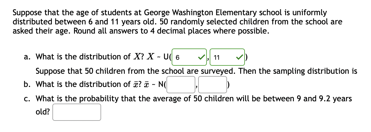 Solved Suppose that the age of students at George Washington | Chegg.com