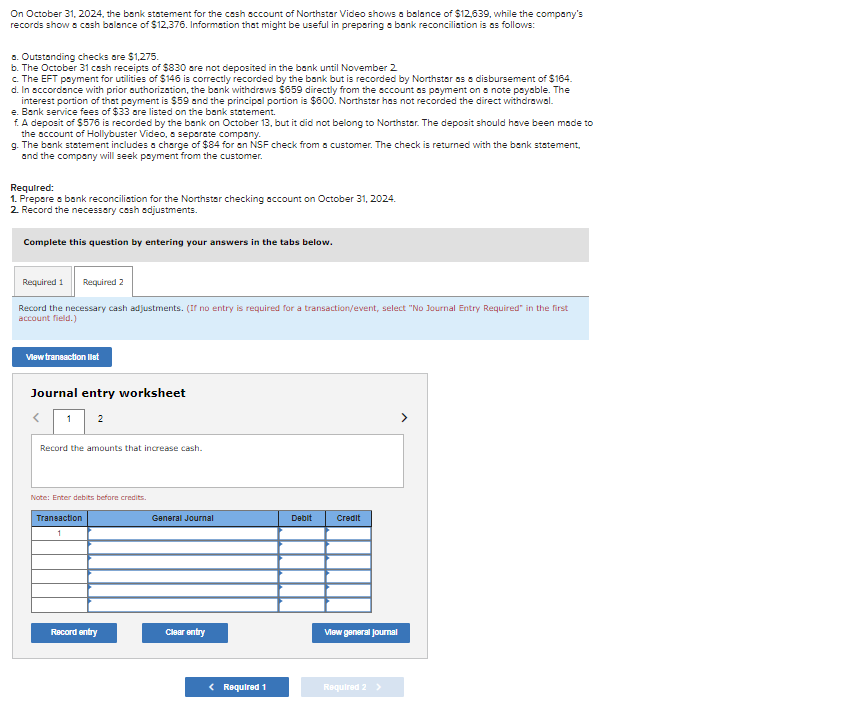 solved-on-october-31-2024-the-bank-statement-for-the-cash-chegg
