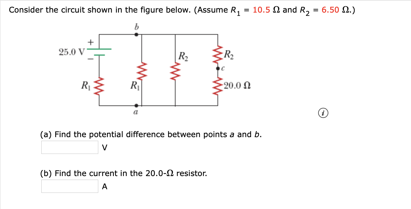 Solved Consider the circuit shown in the figure below. | Chegg.com