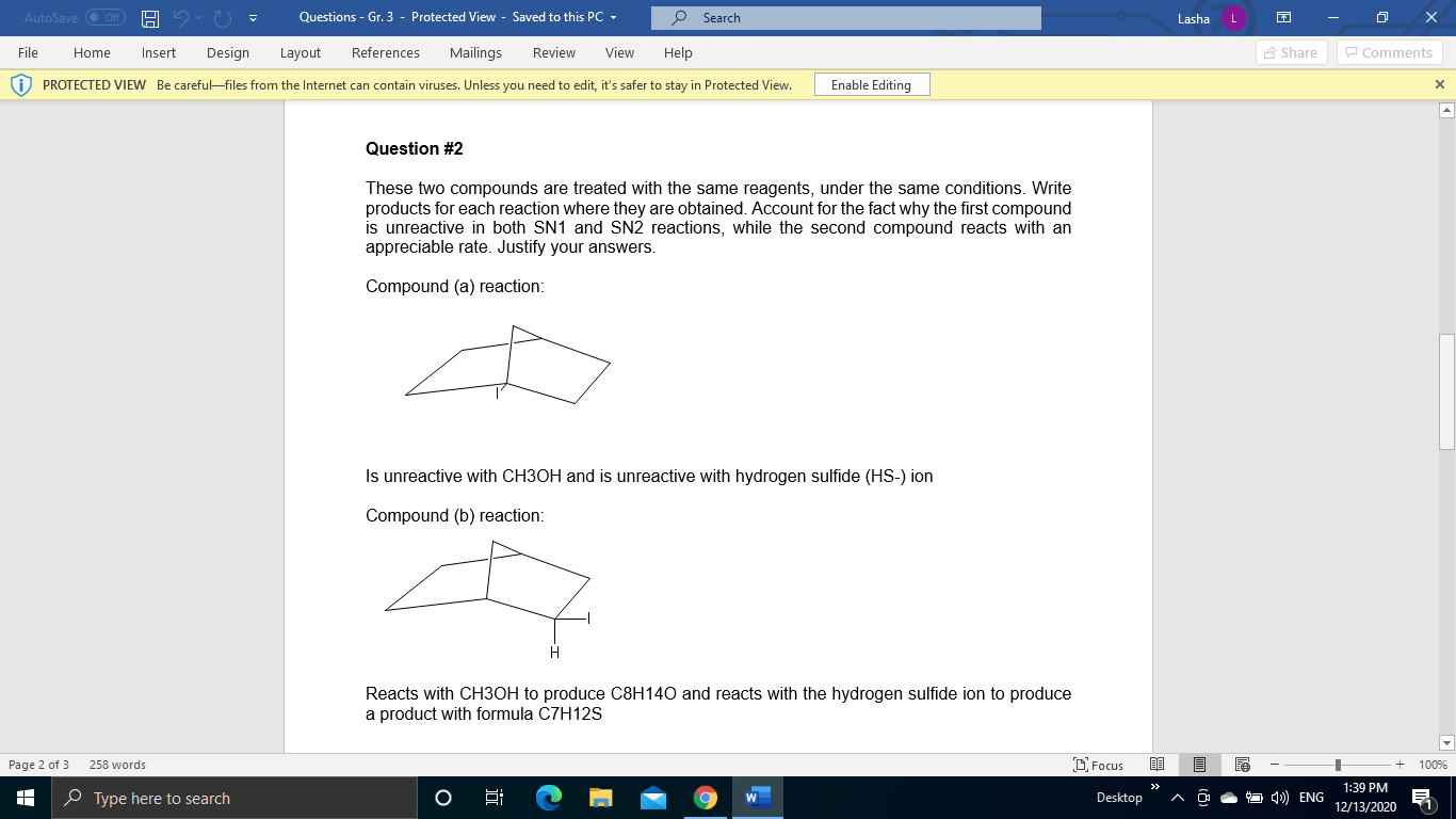 Solved AutoSave H Questions - Gr. 3 - Protected View - Saved | Chegg.com