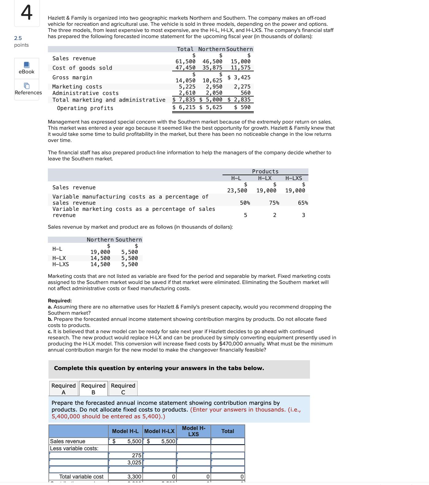 Hazlett \& Family is organized into two geographic