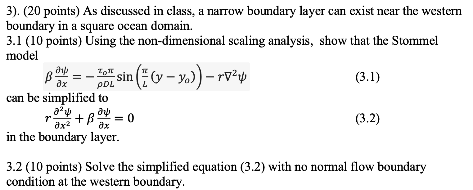 Solved 3). (20 points) As discussed in class, a narrow | Chegg.com