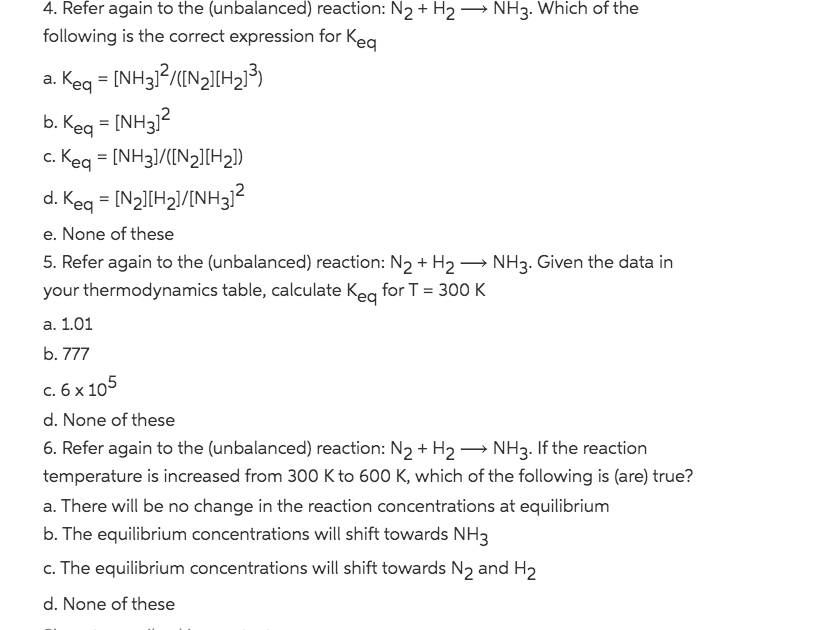 Solved Table Of Thermodynamic Values Substance Ah º Kj M Chegg Com