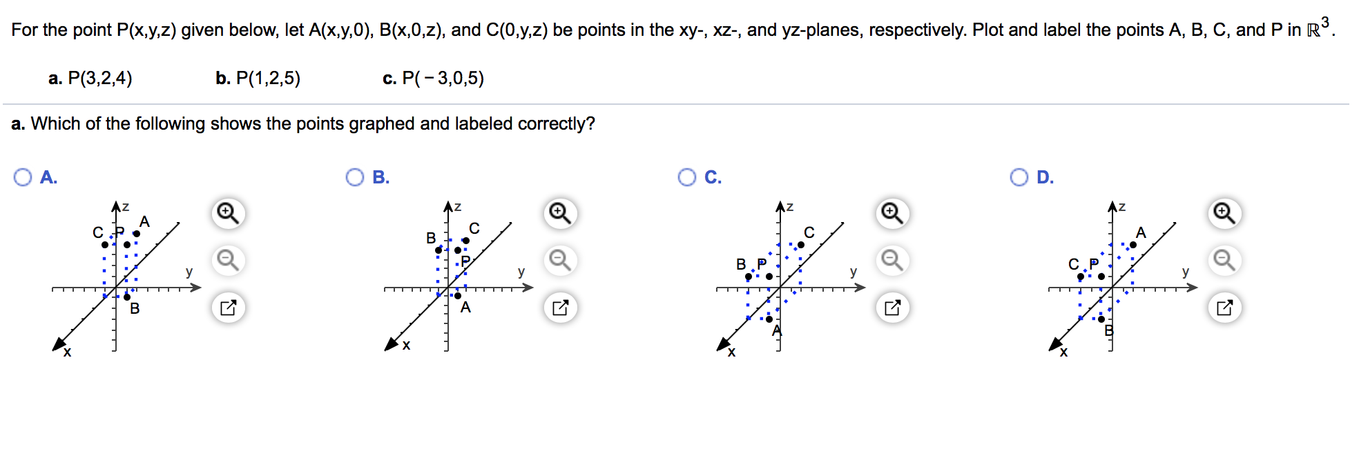 Solved For The Point P X Y Z Given Below Let A X Y 0 Chegg Com