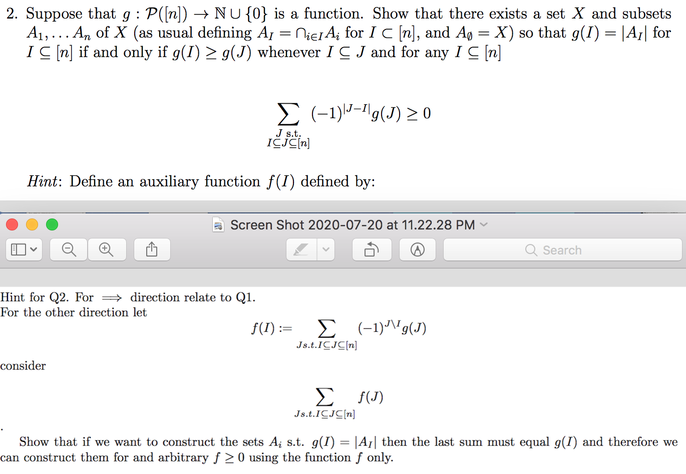 2 Suppose That G P N Nu 0 Is A Function S Chegg Com