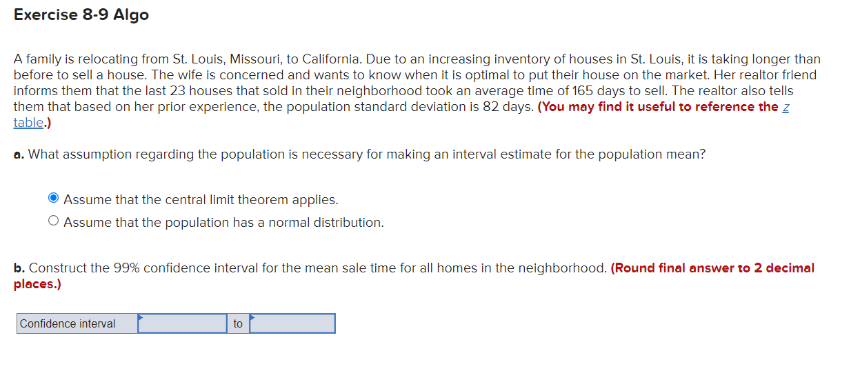 Solved A family is relocating from St. Louis, Missouri, to | Chegg.com