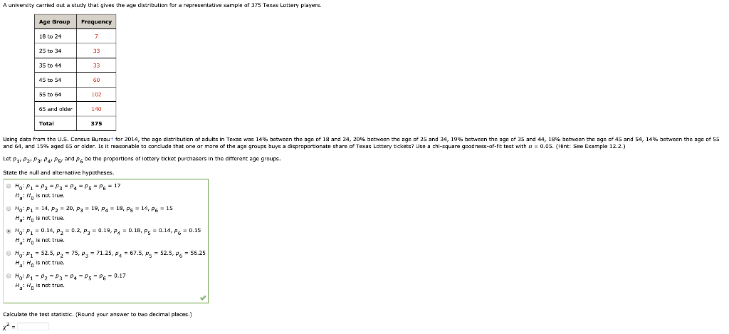 Solved A University Carried Out A Study That Gives The Age 