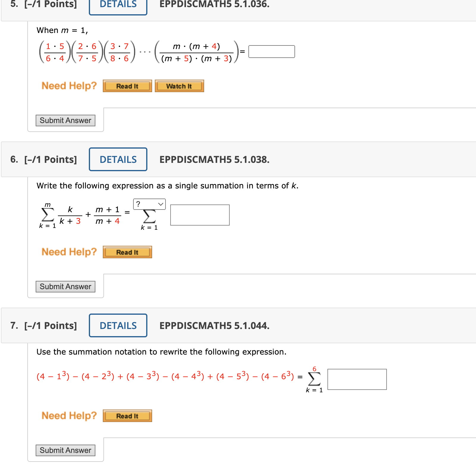 Solved When m=1, | Chegg.com