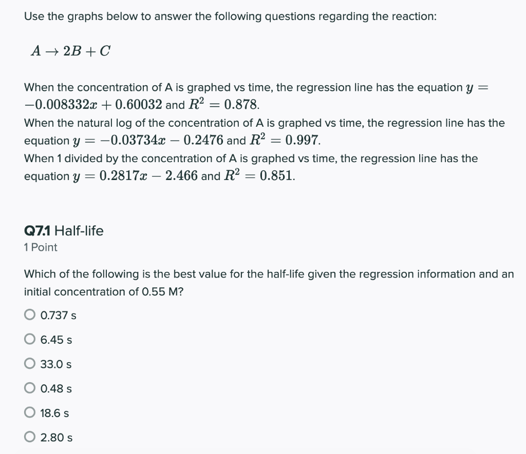 Solved Use the graphs below to answer the following | Chegg.com