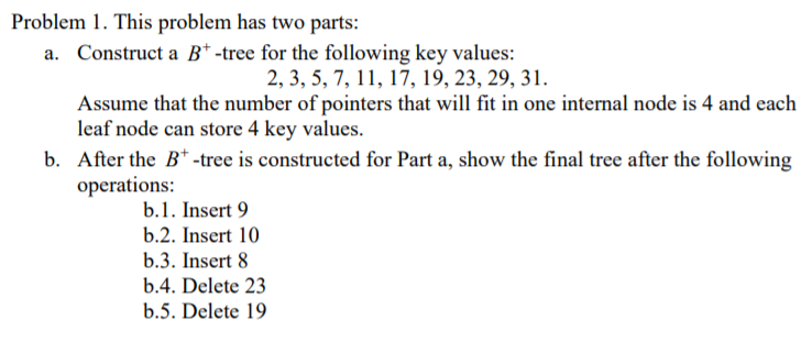 Solved Problem 1. This problem has two parts a. Construct a | Chegg.com