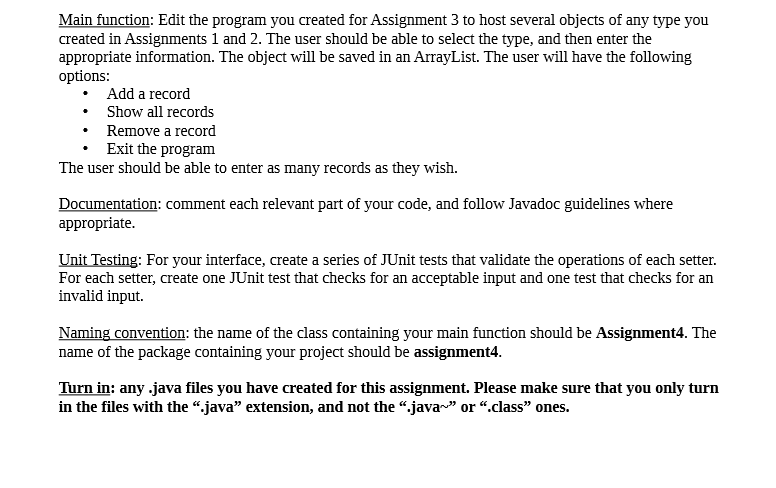Complete the following assignment posted a picture | Chegg.com