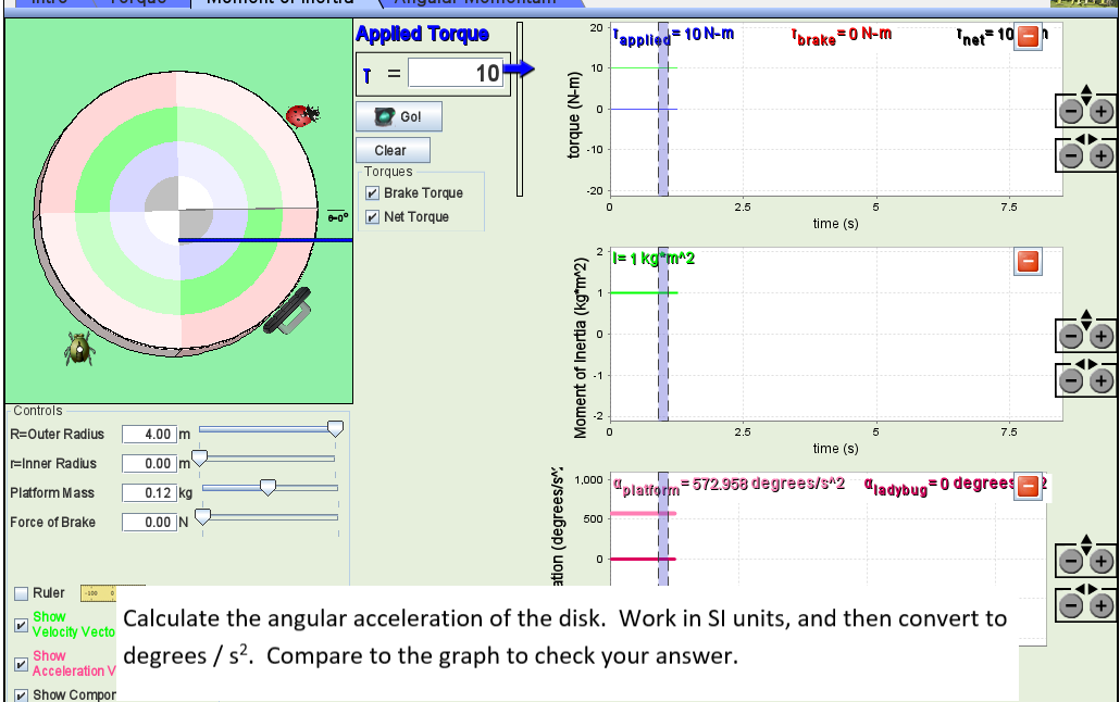 Solved Calculate the angular acceleration of the disk. Work | Chegg.com