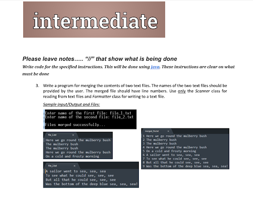 Solved intermediate Please leave notes..... 