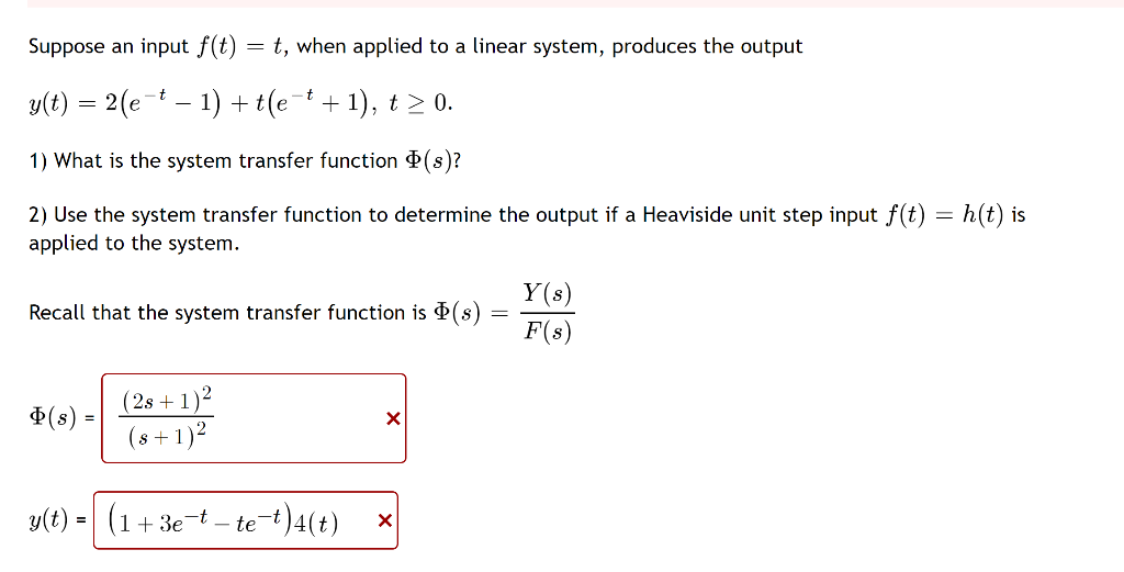 Solved Apply The Laplace Transform To The Differential Eq Chegg Com