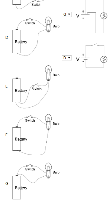 Solved Match each of the ideal circuit diagram on the right | Chegg.com