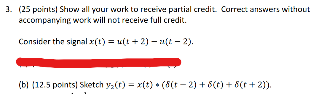 Solved (25 points) Show all your work to receive partial | Chegg.com