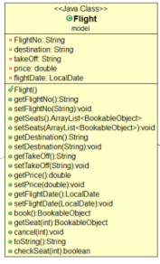 Solved using java code Your task is to develop a booking | Chegg.com