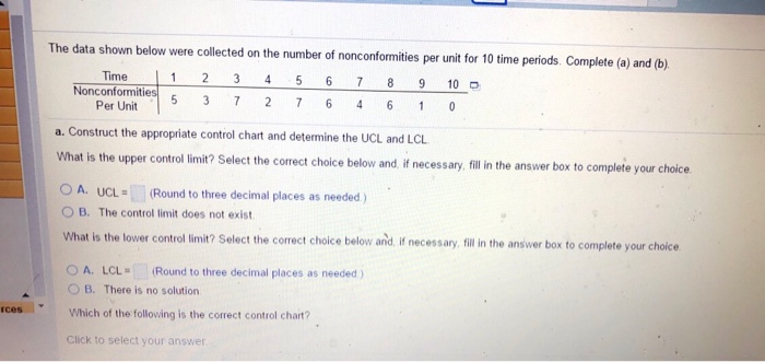 Solved The data shown below were collected on the number of | Chegg.com