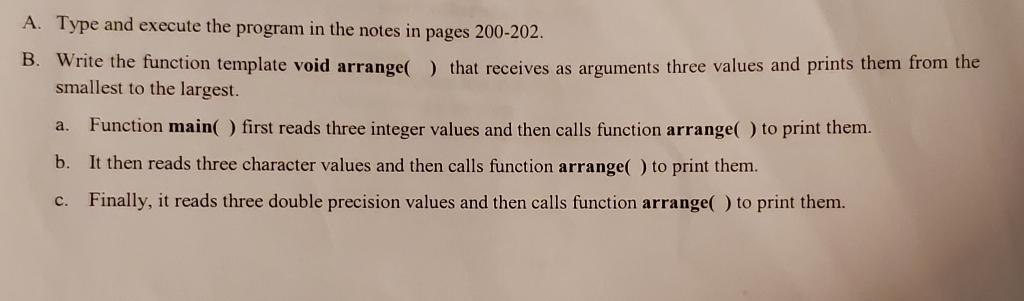 A. Type and execute the program in the notes in pages | Chegg.com