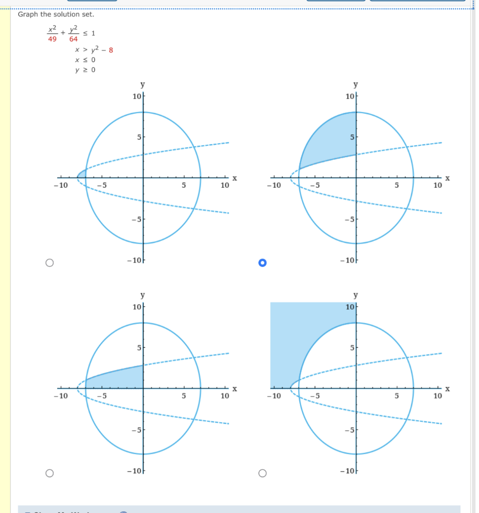 solved-graph-the-solution-set-49x2-64y2xxy-1-y2-8-0-0-chegg