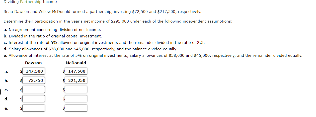 solved-dividing-partnership-income-beau-dawson-and-willow-chegg