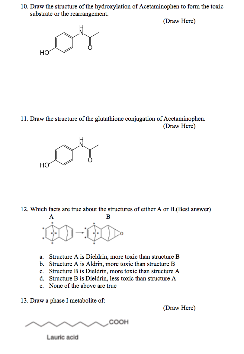 Solved 10. Draw the structure of the hydroxylation of | Chegg.com