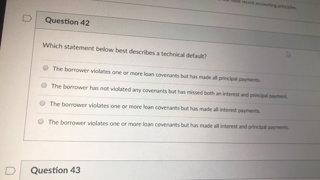 Solved D | Question 42 Which statement below best describes | Chegg.com