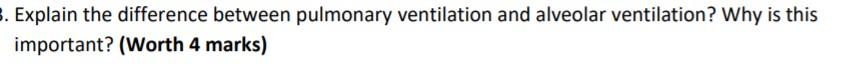 Solved . Explain the difference between pulmonary | Chegg.com