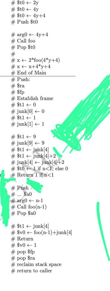Solved In class, we compiled a program with functions. A | Chegg.com