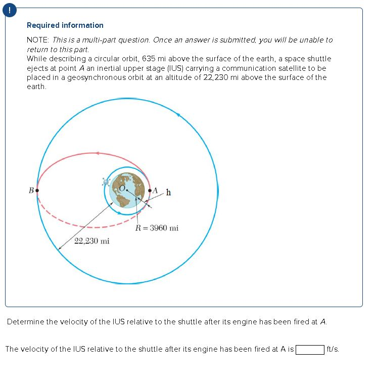 Solved ! Required information NOTE: This is a multi-part | Chegg.com