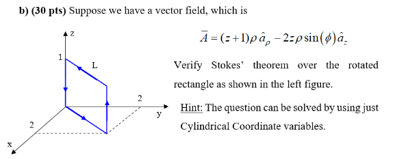 B 30 Pts Suppose We Have A Vector Field Which Is Chegg Com