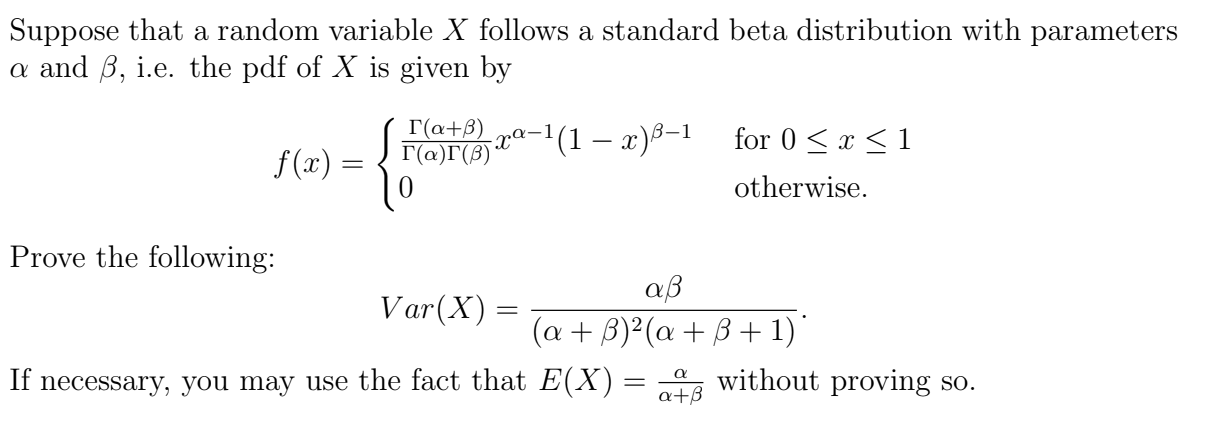 Solved Suppose that a random variable X follows a standard | Chegg.com