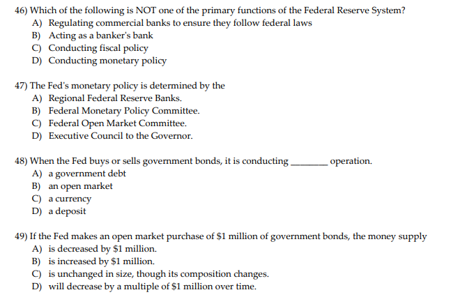 Solved 46) Which of the following is NOT one of the primary | Chegg.com