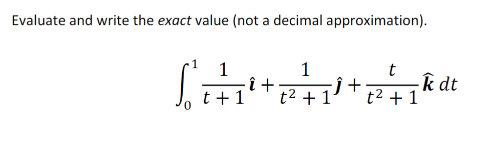 Solved Evaluate and write the exact value (not a decimal | Chegg.com