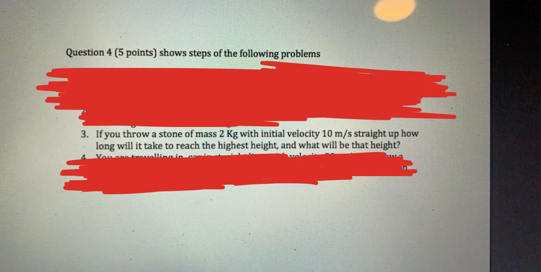 Solved Question 4 5 Points Shows Steps Of The Following