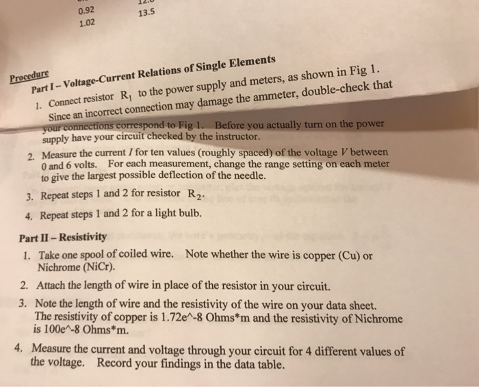 Solved Objectives 1. Learn to use an ammeter and a | Chegg.com