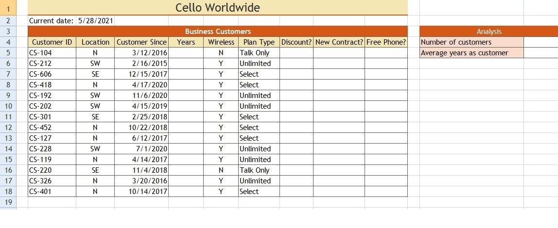 excel capstone project 1 4