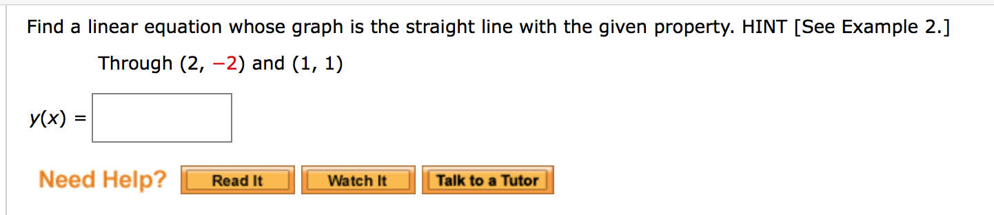 solved-find-a-linear-equation-whose-graph-is-the-straight-chegg